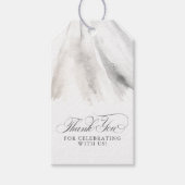 Abstract Moderne Elegante Dankjewel Cadeaulabel (Voorkant)