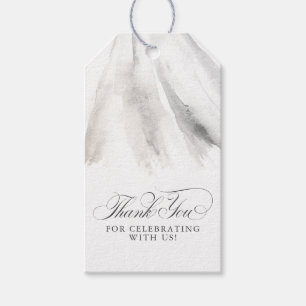 Abstract Moderne Elegante Dankjewel Cadeaulabel