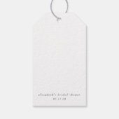 Abstract Moderne Elegante Dankjewel Cadeaulabel (Achterkant)