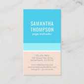 Abstract , moderne, verticale vlakte visitekaartje (Voorkant)