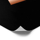 abstract modernistisch geometrisch patroon poster (Hoek)