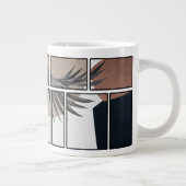 Abstract mokontwerp grote koffiekop (Rechts)