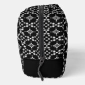 Abstract Monochrome Bokeh Stippen Patroon Toilettasje (Rechts)