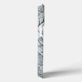 Abstract Monochrome lichte grijze spiraalfractie Case-Mate iPhone Case (Achterkant / Rechts)