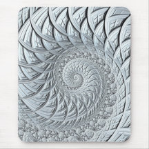 Abstract Monochrome lichte grijze spiraalfractie