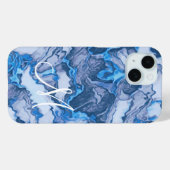 Abstract monogram Case-Mate iPhone case (Achterkant (horizontaal))