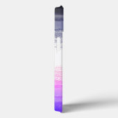 Abstract monogram met stijlvolle, stijlvolle Ombre Case-Mate iPhone Case (Achterkant / Rechts)