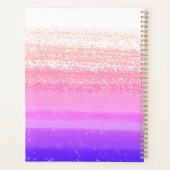 Abstract monogram met stijlvolle, stijlvolle Ombre Planner (Achterkant)