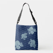 Abstract Monogram Patroon Crossbody Tas (Achterkant)