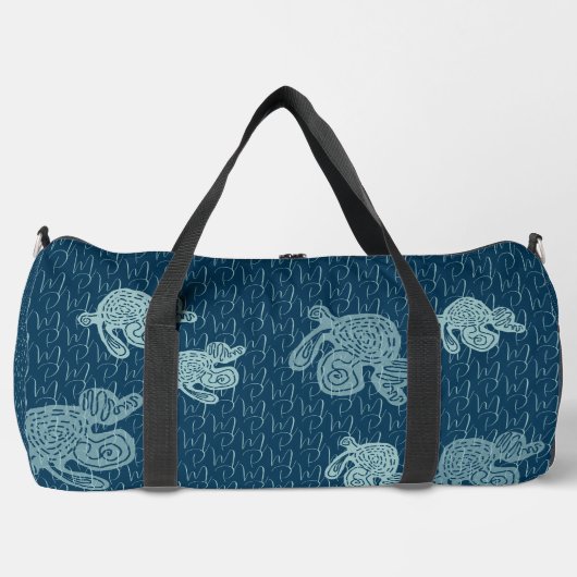 Abstract Monogram Patroon Plunjezak (Voorkant)