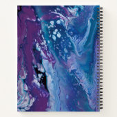 Abstract monogram voor moderne Waterverf Notitieboek (Achterkant)