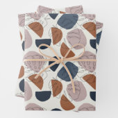 Abstract Monstera Inpakpapier Vel (In situ)