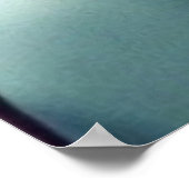  abstract mooi blauwgroen rood vrouw poster (Hoek)