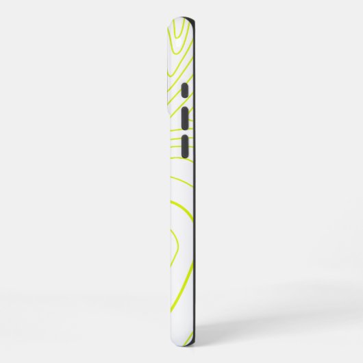 abstract mooi geel iPhone hoesje (Linkerkant)