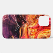Abstract mooi paars, rood en geel helder Case-Mate iPhone case (Achterkant (horizontaal))