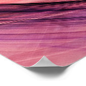 Abstract mooi paars, rood en geel helder poster (Hoek)