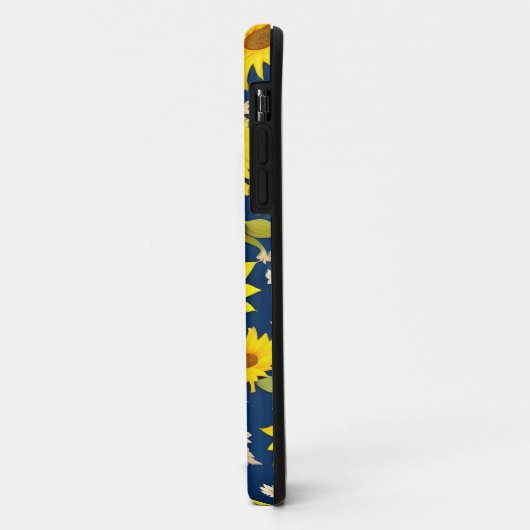 Abstract mooi zonnebloempatroon Case-Mate iPhone case (Achterkant/links)