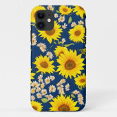 Abstract mooi zonnebloempatroon Case-Mate iPhone case (Achterkant)