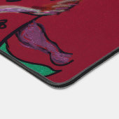 Abstract Moon Galaxy Art Deskmat Bureaumat (Hoek)