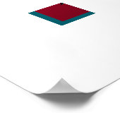 Abstract Moon Galaxy Art Poster Print (Hoek)