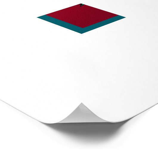 Abstract Moon Galaxy Art Poster Print (Hoek)