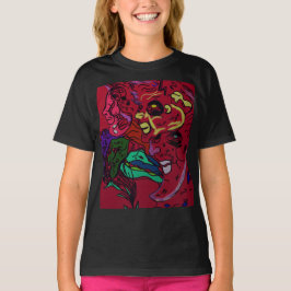 Abstract Moon Galaxy Art T-shirt