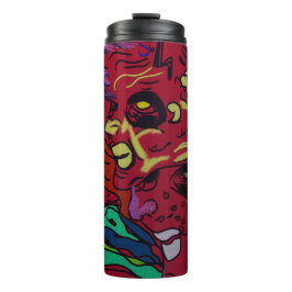 Abstract Moon Galaxy Art Thermal Tumbler Thermosbeker