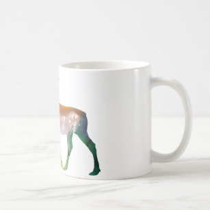 Abstract Moose silhouet Koffiemok