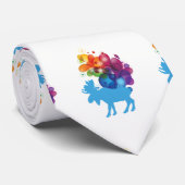 Abstract Moose Stropdas (Opgerold)