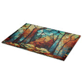Abstract Mosaic Autumn Forest Snijplank (Hoek)