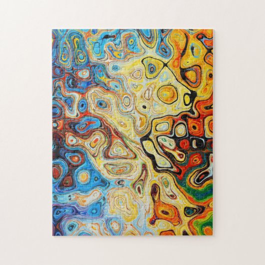 Abstract Mosaic Colorful Painting Gift Legpuzzel (Verticaal)