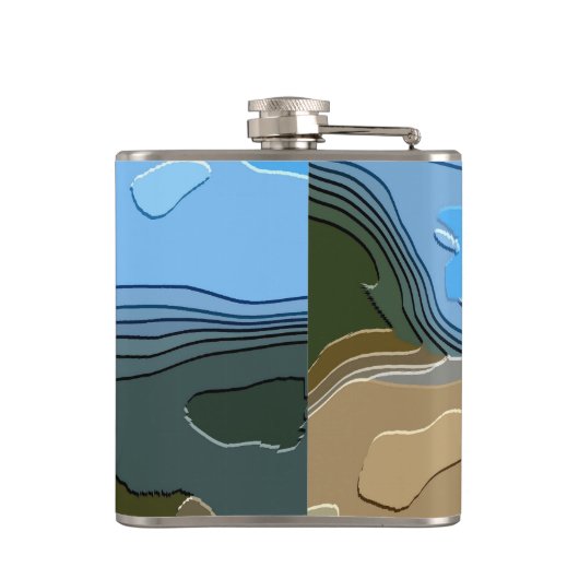 ABSTRACT MOUNTAIN HEUPFLES (Achterkant)