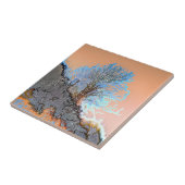 ABSTRACT MOUNTAIN TREE TEGELTJE (Zijkant)