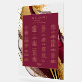 Abstract Mousserende Zitkaart Wijn Rood ID1018 Acryl Bord (Hoek)