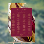 Abstract Mousserende Zitkaart Wijn Rood ID1018 Acryl Bord (Neutraal)