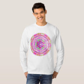 Abstract mozaïek Glas in lood #3 T-shirt (Voorkant volledig)