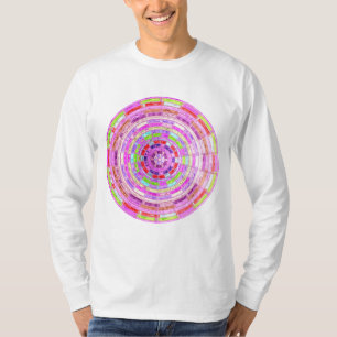 Abstract mozaïek Glas in lood #3 T-shirt