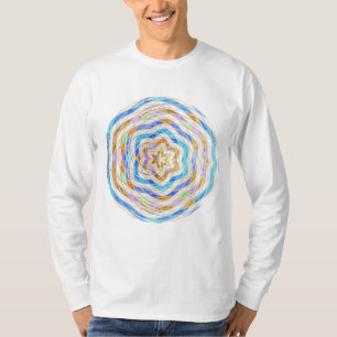 Abstract mozaïek Glas in lood #4 T-shirt