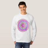 Abstract mozaïek Glas in lood #7 T-shirt (Voorkant volledig)