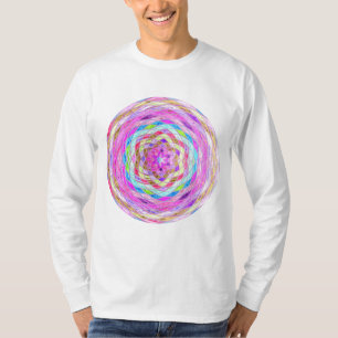 Abstract mozaïek Glas in lood #7 T-shirt