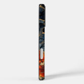 Abstract Mozaïek Gouden Ader Stenen Patroon Case-Mate iPhone Case (Achterkant / Rechts)