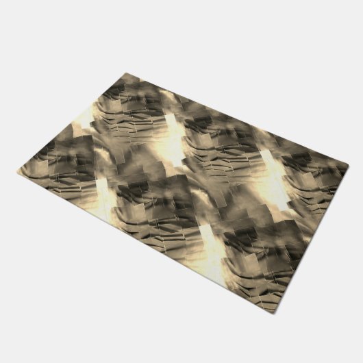 Abstract mozaïek met een schok van tinten deurmat (Schuin)