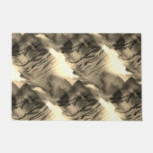 Abstract mozaïek met een schok van tinten deurmat (Voorkant)