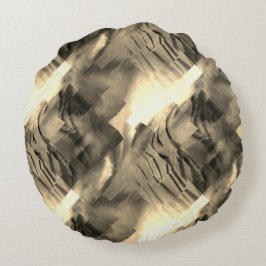 Abstract mozaïek met een schok van tinten rond kussen