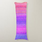 Abstract mozaïek naadloos patroon lichaamskussen (Voorkant Verticaal)