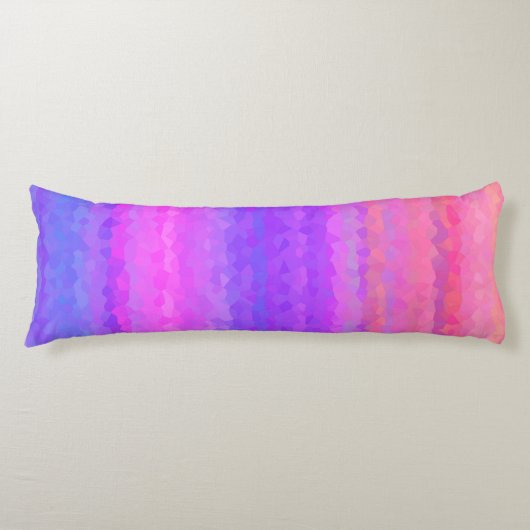 Abstract mozaïek naadloos patroon lichaamskussen (Voorkant)