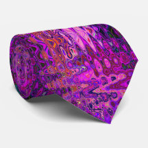 Abstract mozaïek roze en paarse golvende retro