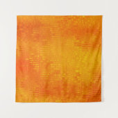 Abstract Mozaïek Sinaasappel: Bright Gloss Wandkleed (Voorkant (horizontaal))