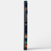 Abstract mozaïek van ontheemde kampvuur op groen Case-Mate iPhone case (Achterkant / Rechts)