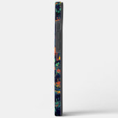 Abstract mozaïek van ontheemde kampvuur op groen Case-Mate iPhone case (Achterkant / Links)